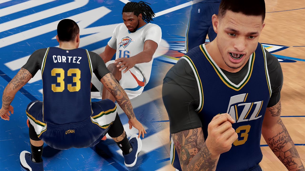 NBA 2K16 MyCAREER Playoffs WCFG2 - NOOOO!! WTF IS HE DOING!?! StepDaddy J EMBARRASSES K.FARIED!