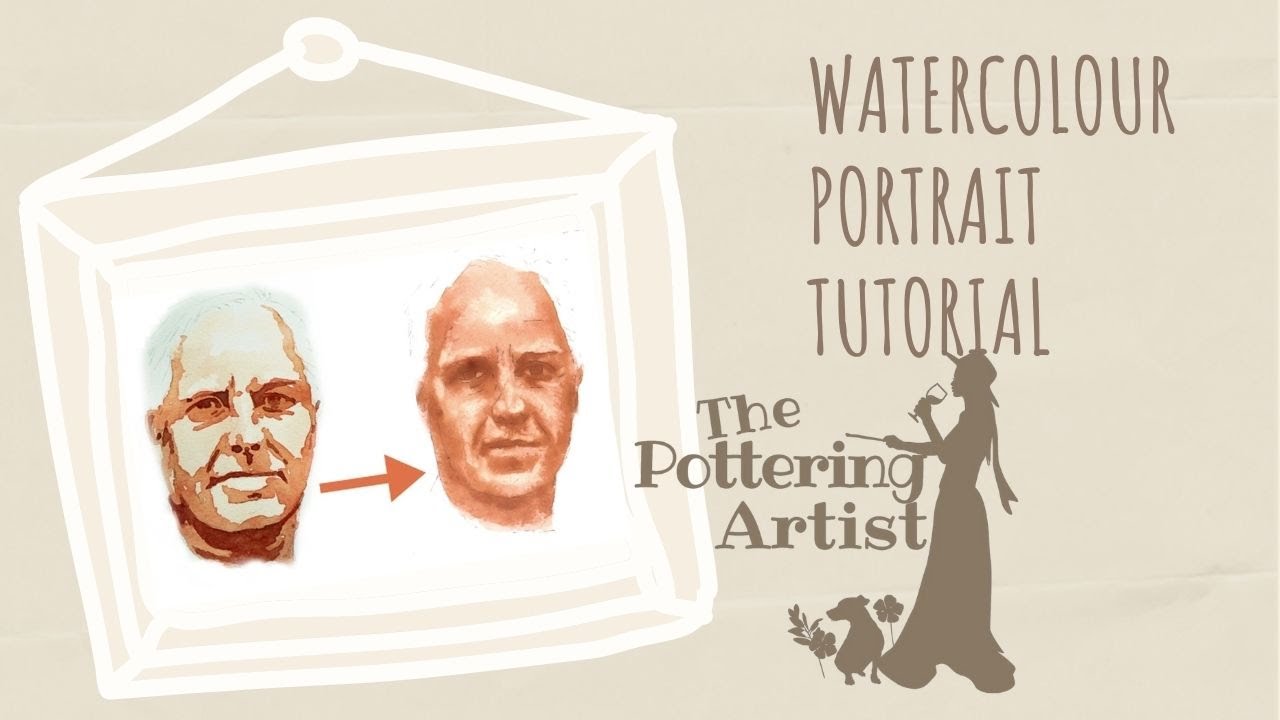 Watercolor Portraits Hard & Soft Edges
