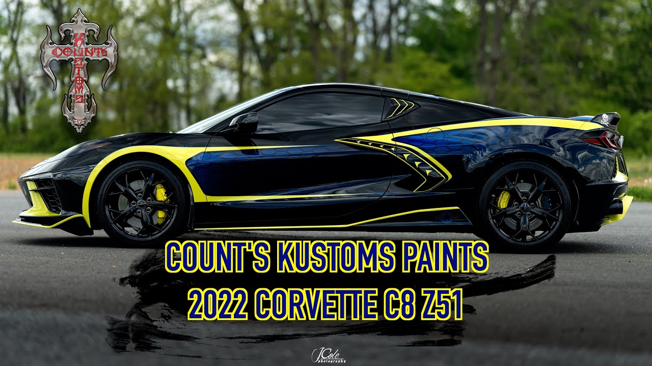Count’s Kustoms Reveals a Corvette C8 Paint Job
