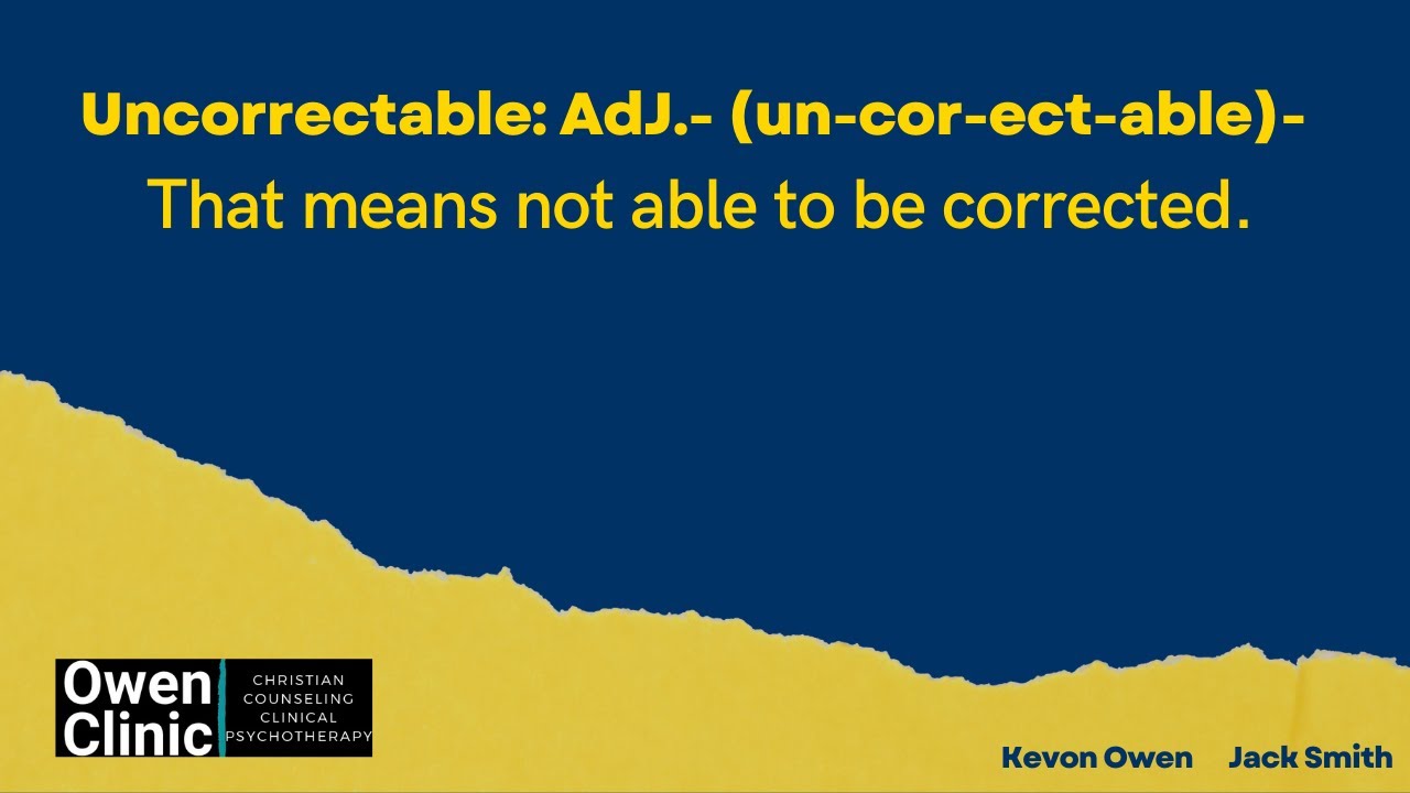 Uncorrectable