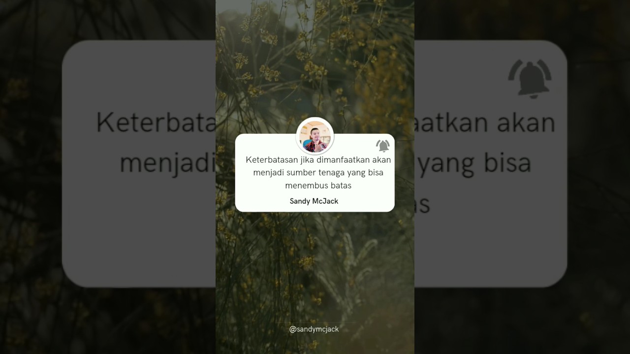 Keterbatasan #motivasi #shorts #keterbatasan