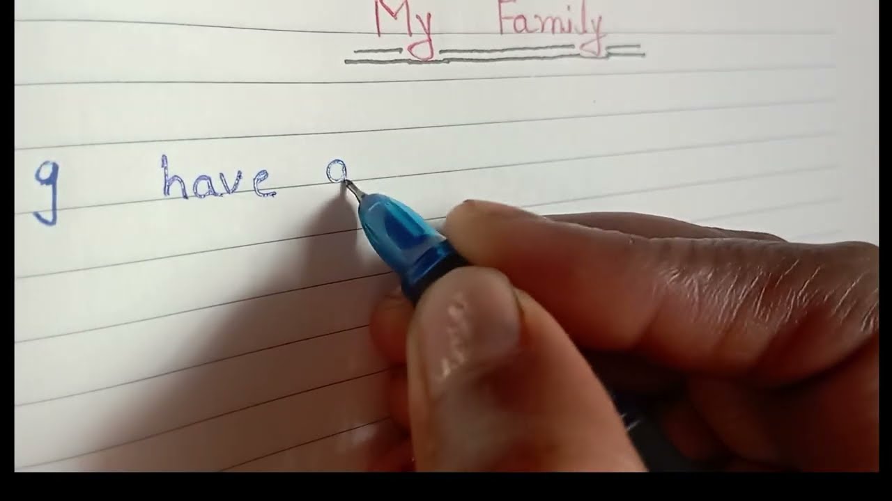 10 Lines on My Family | Essay on My Family in English #video 
