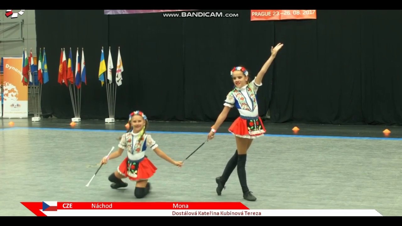 MONA Náchod - Baton duo kadet - Kateřina Dostálová a Tereza Kubínová