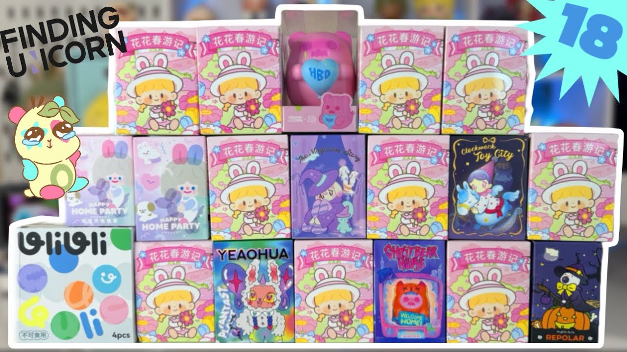 18 FINDING UNICORN BLIND BOXES *♡* ZZOTON, AAMY, AND MORE!!!