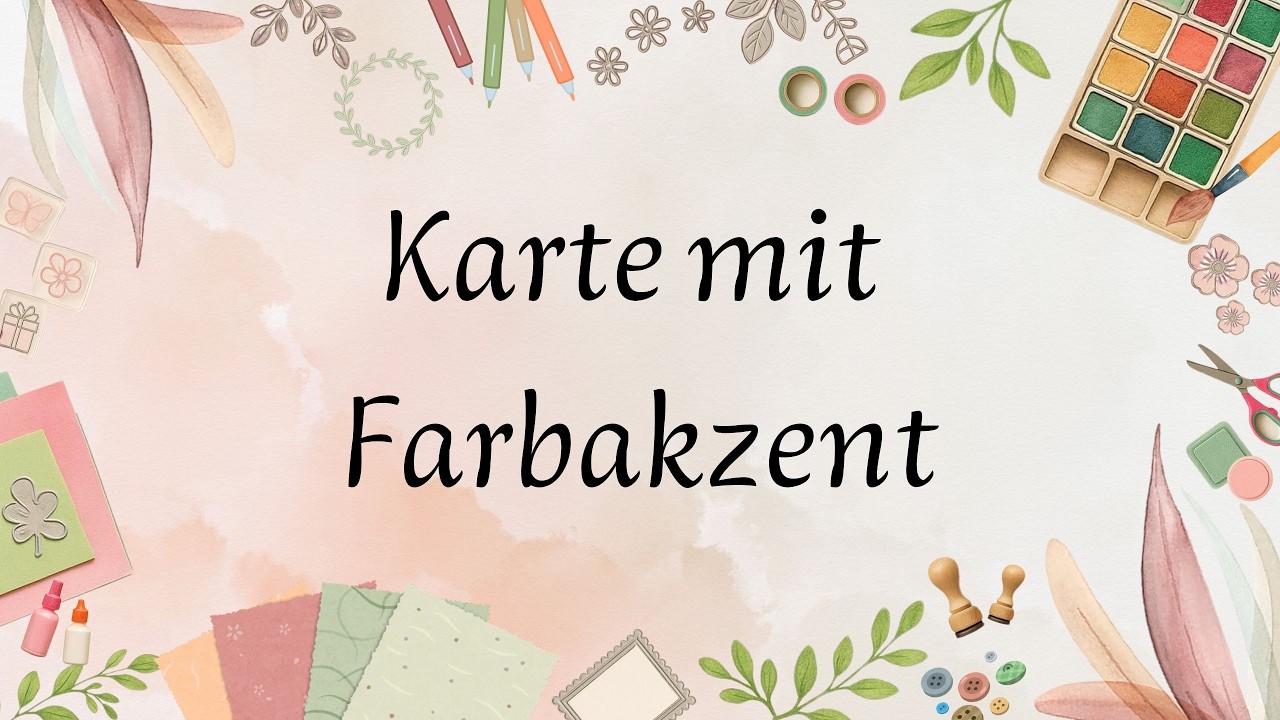 Schwarz oder weiß? // Diese Karte lebt vom Pop of color 🎨 // Tolle Stanze vom @Stanzenshop