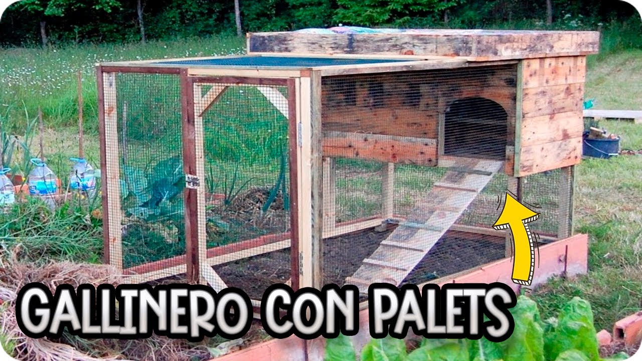 Como Hacer Un Gallinero Con Palets : Modelo SiSi || La Huertina De Toni