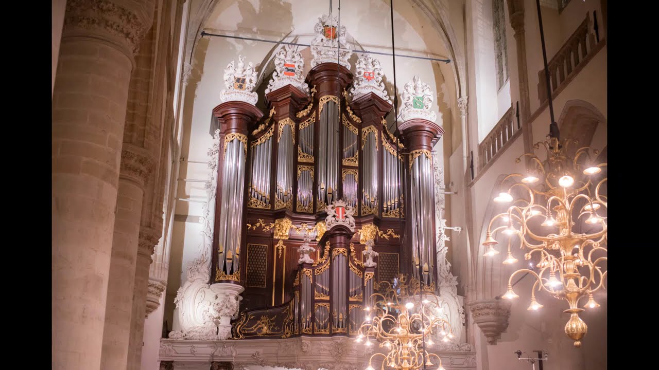 Grote kerk Dordrecht :Samenzang Psalm 25 vers 2 en 6 (vers 6 bovenstem)