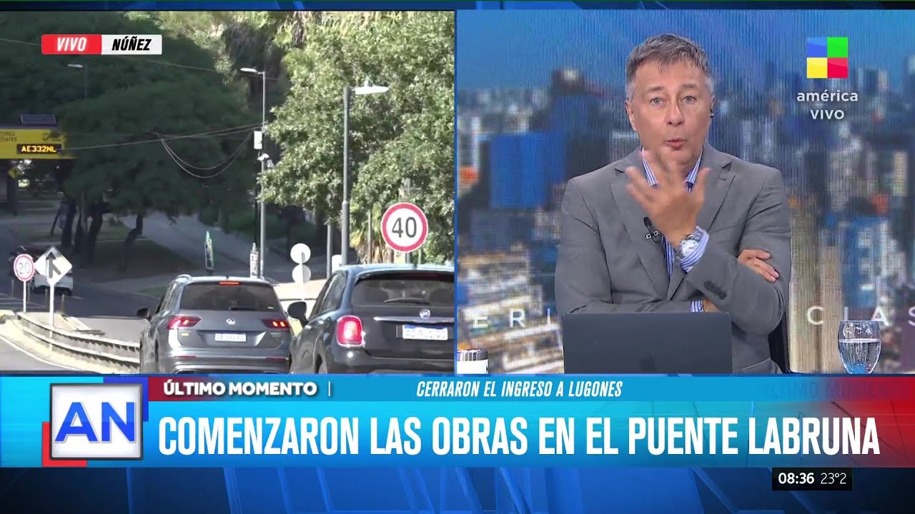 📣 COMENZARON LAS OBRAS EN EL PUENTE LABRUNA FRENTE A RIVER PLATE