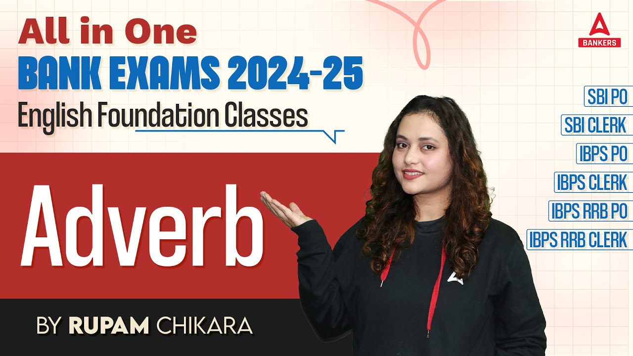 Adverb | English Classes for Bank Exams 2024 | Banking Exam Preparation | By Rupam Chikara