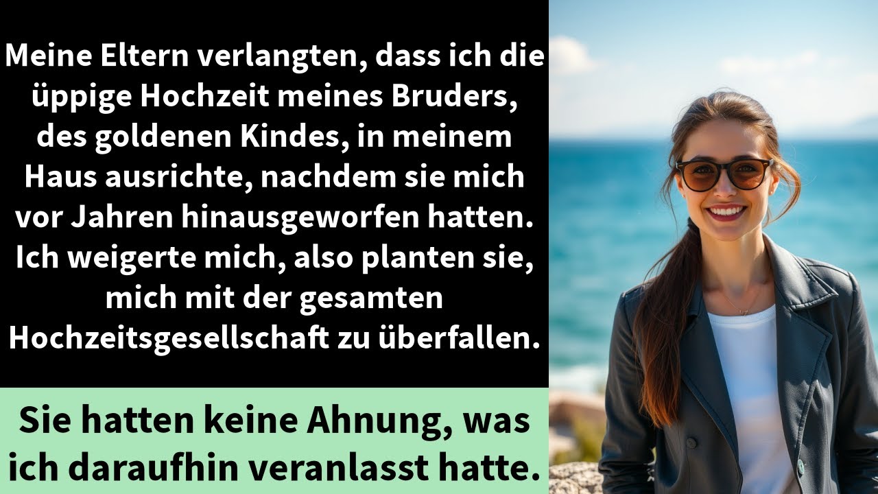 Meine Eltern verlangten, dass ich die üppige Hochzeit meines Bruders, des goldenen Kindes,