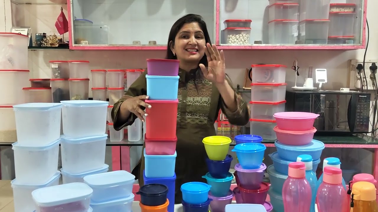 Tupperware fridge makeover 