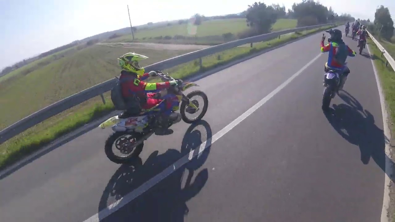 Motocavalcata San Nicolò d'Arcidano Sardegna 2022 (partenza)