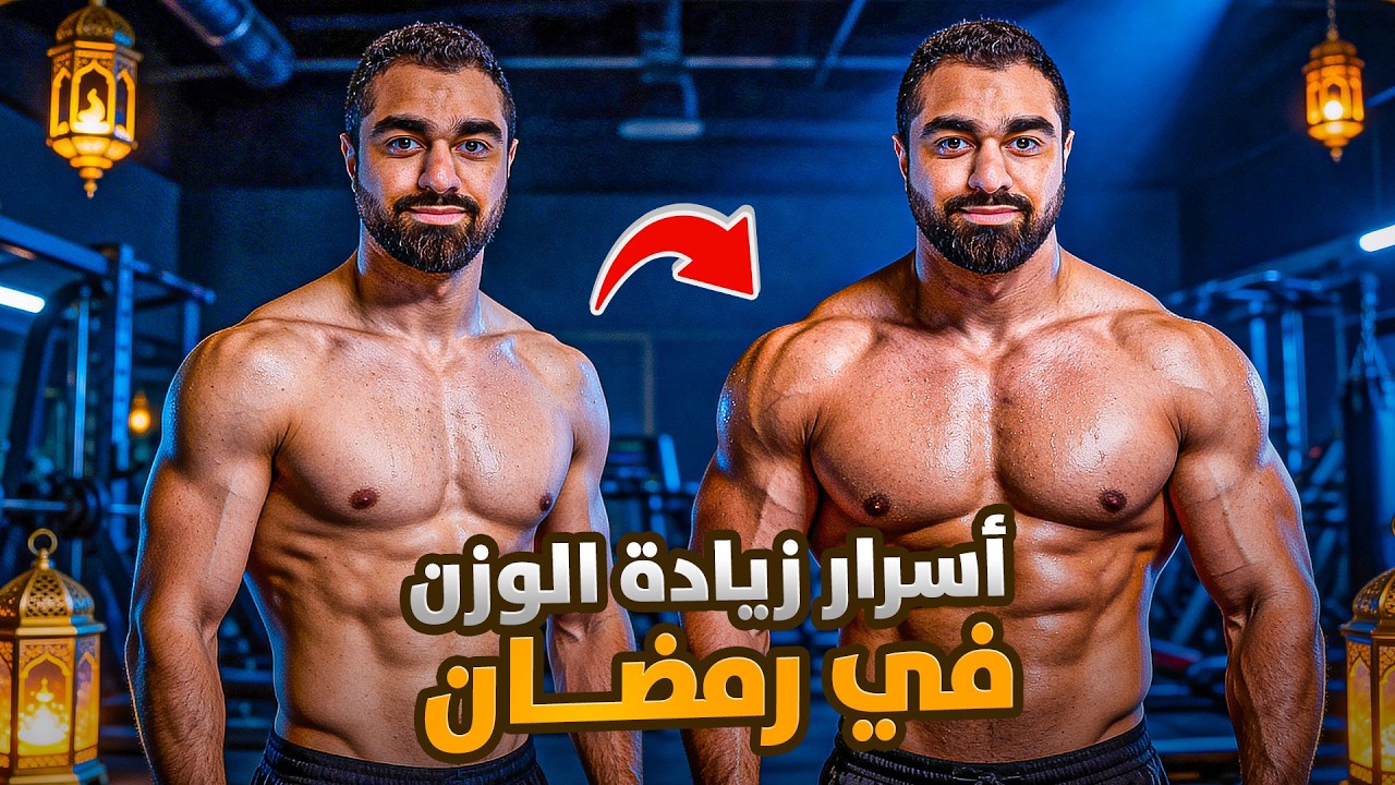 كيف تزيد وزنك في رمضان؟ 3 خطوات عملية وبسيطة 🍽️