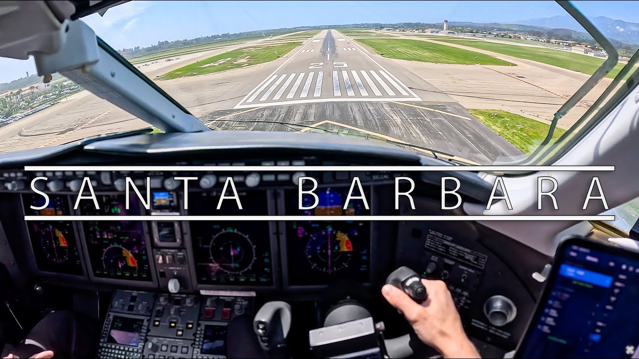 Stunning Approach Into Santa Barbara