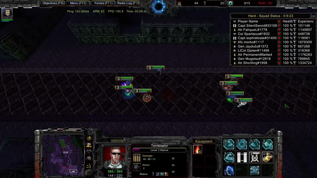 WarCraft 3 - Night of the Dead : Special Ops 046(Hard) || Terminator (Remix Ver.)