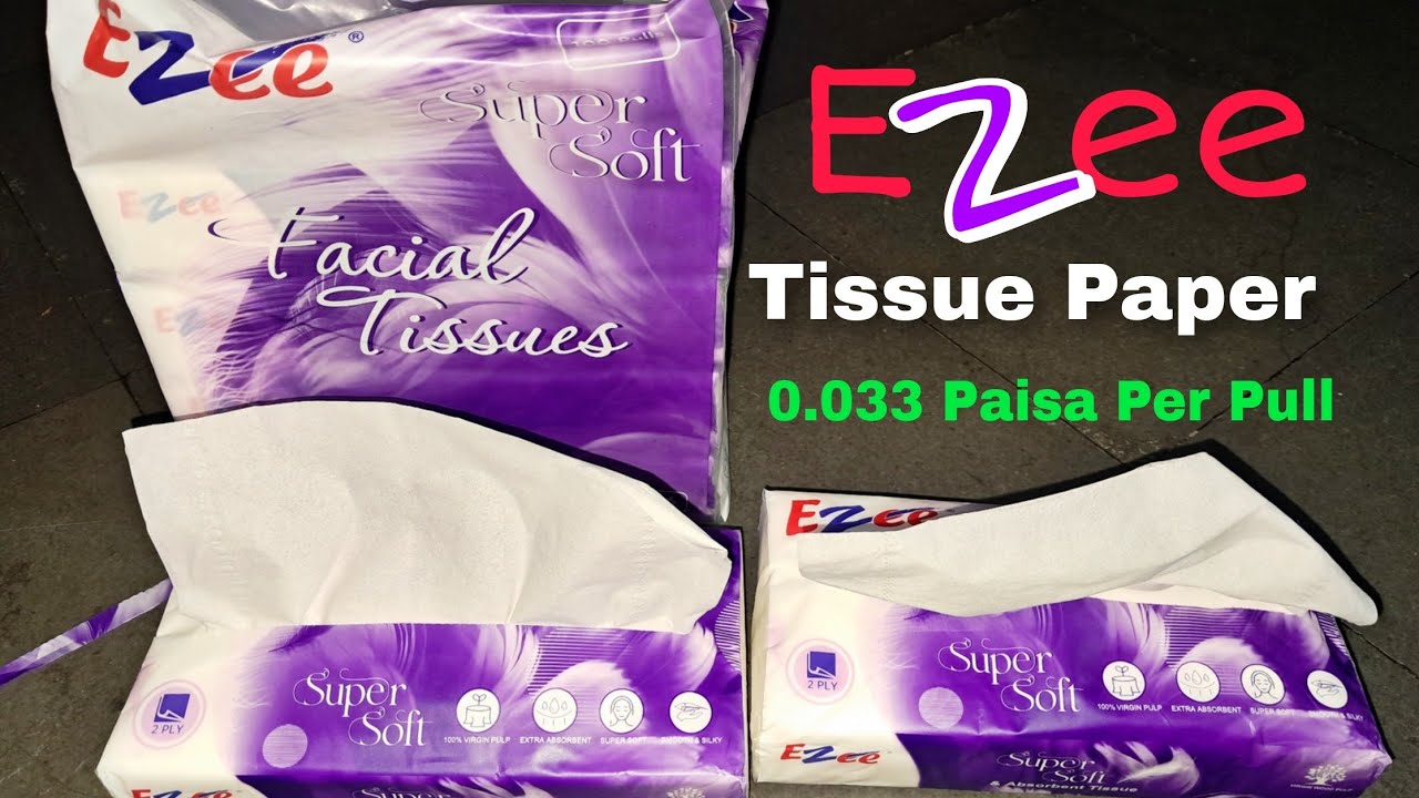 Ezee Tissue Paper | Ezee 2 Ply Facial Tissue | @FlipMaZone 