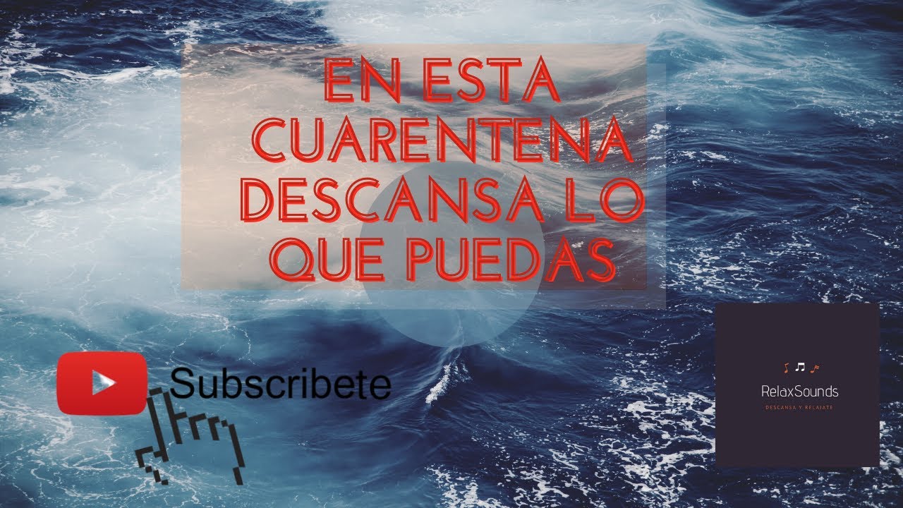 Olas del mar sonido relajante con musica para DORMIR en cuarentena 2020