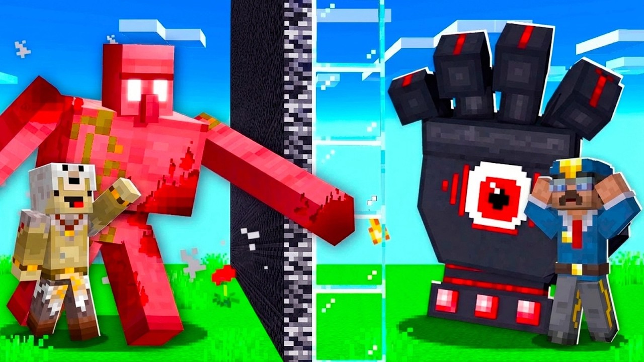 Mon Ami s'est VENGÉ en Bataille de Mob Minecraft....