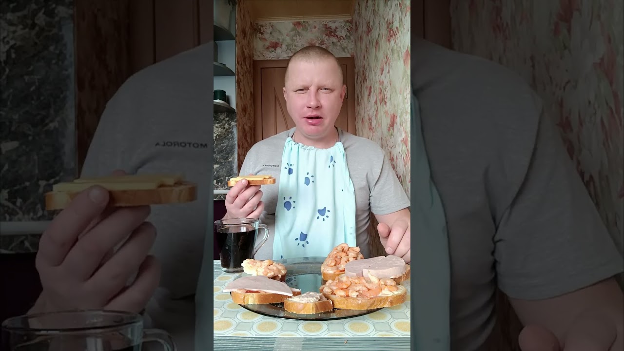 Бутерброды с креветками 
