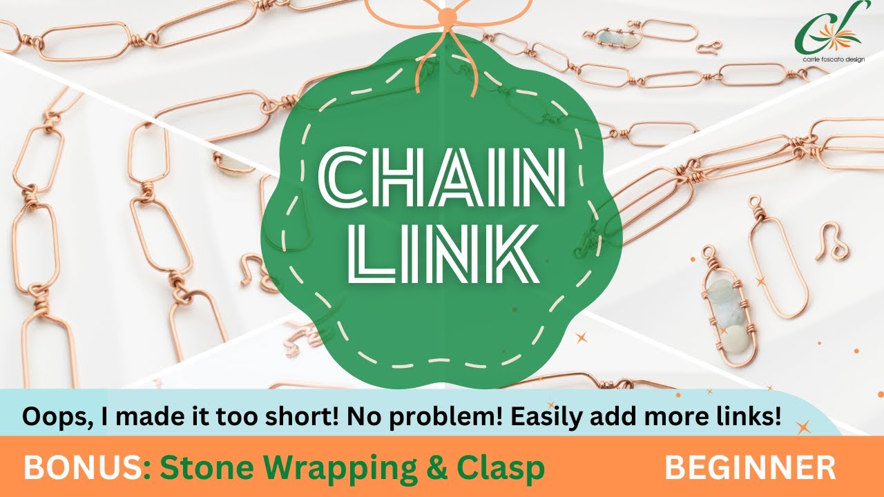 💎How to Make Versatile CHAIN LINK for Necklaces, Earrings & More!