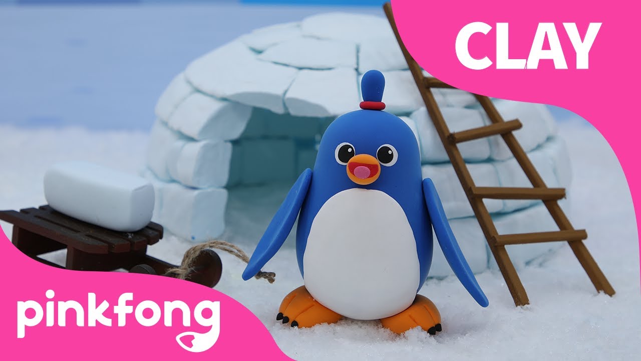Cara Membuat Clay Penguin | Kelas Seni | Kerajinan untuk anak | Pinkfong dan Baby Shark