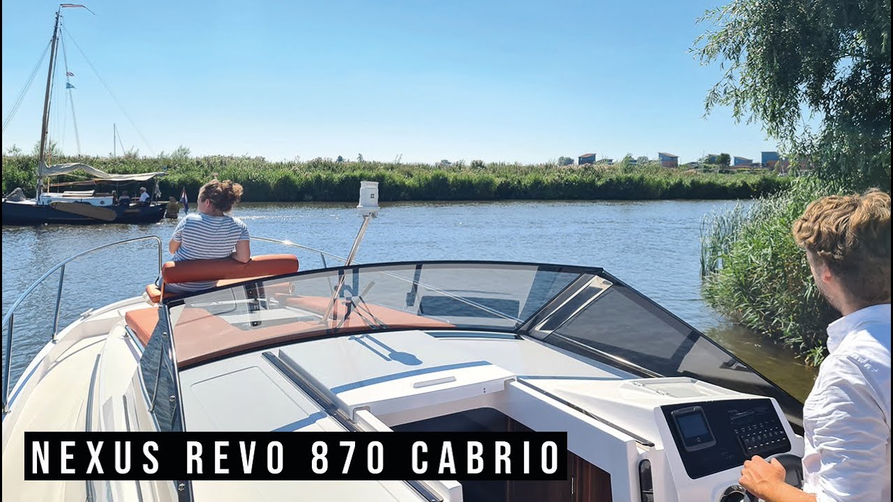 Northman Nexus Revo 870 Convertible Electric exterior mood video by Natural Yachts the Netherlands