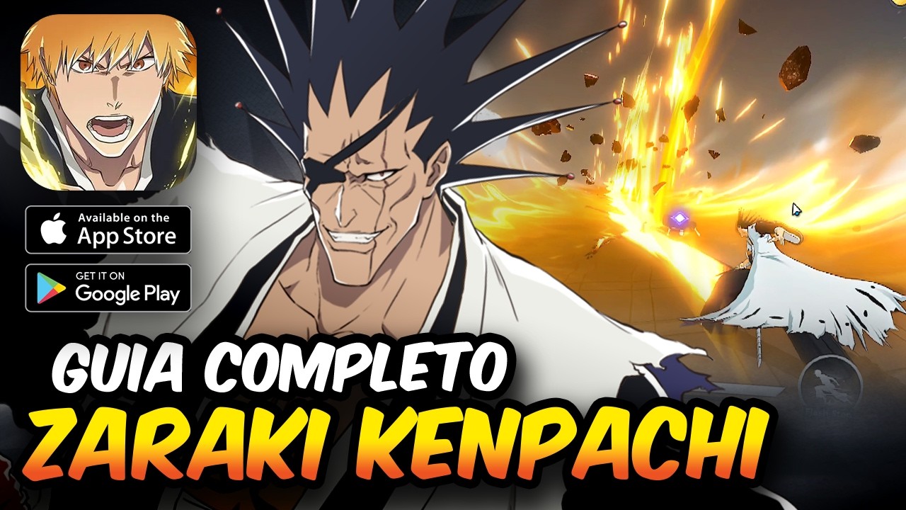 GUIA COMPLETO DO ZARAKI KENPACHI, O DPS DE PURO DANO! - BLEACH Soul Resonance