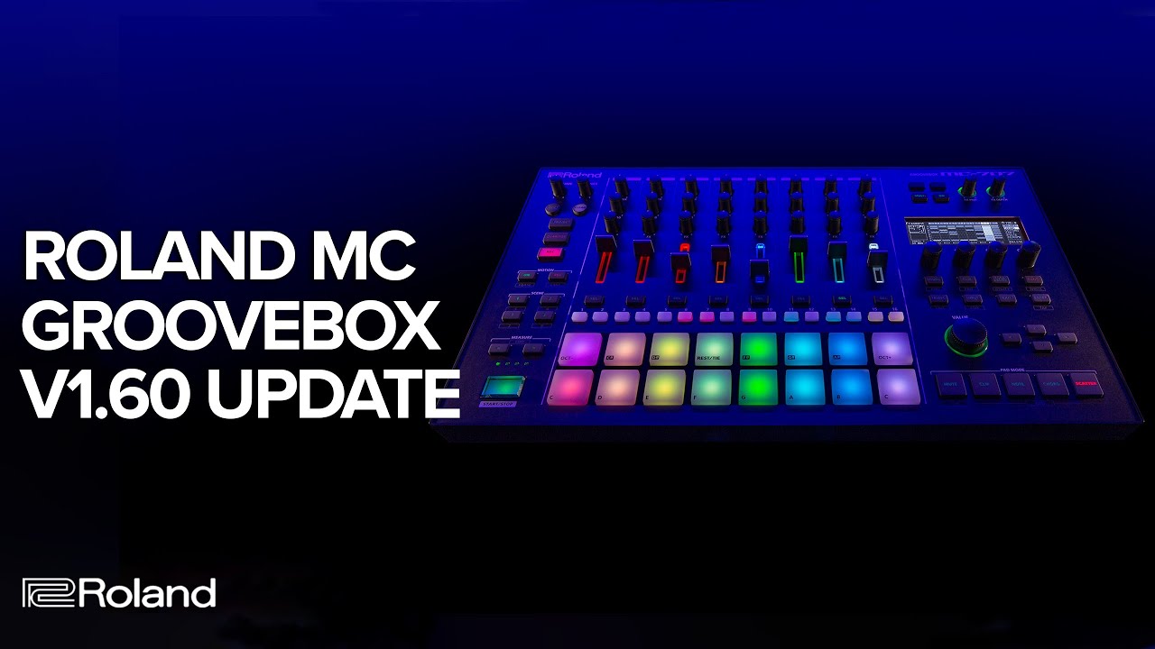 Roland MC-101 & MC-707 GROOVEBOX v1.60 Update: Arpeggiator, Random Tone Generator and more