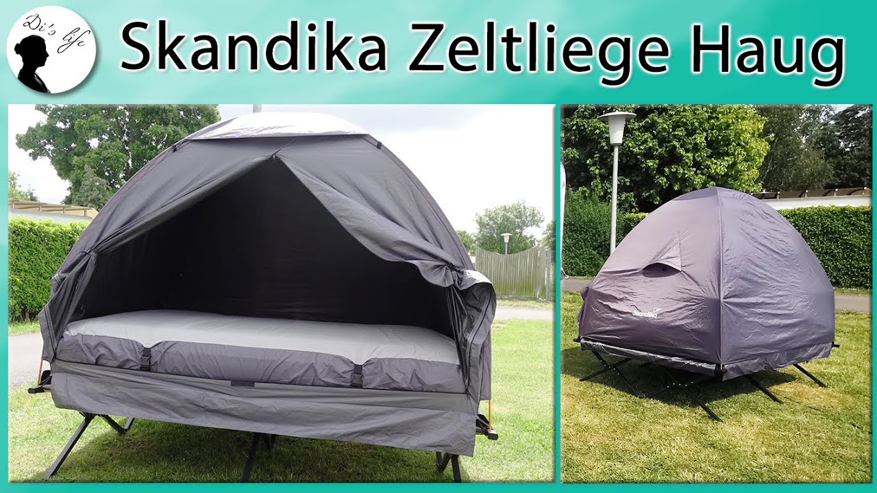 Skandika Feldbettzelt | Zeltliege Haug | Aufbau | Vorstellung | selbst gekauft
