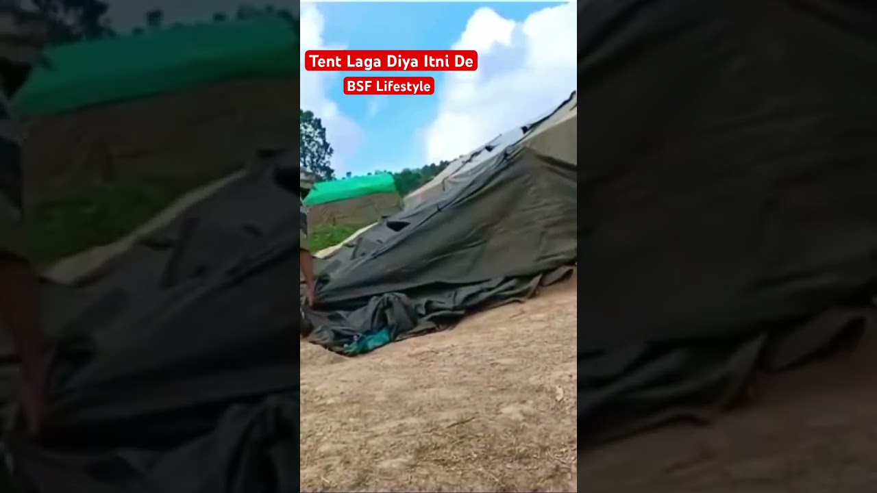BSF Jungal Camp tent Installation || BSF  Training || BSF LIfe#bsf #bsfstatus #bsf_motivations