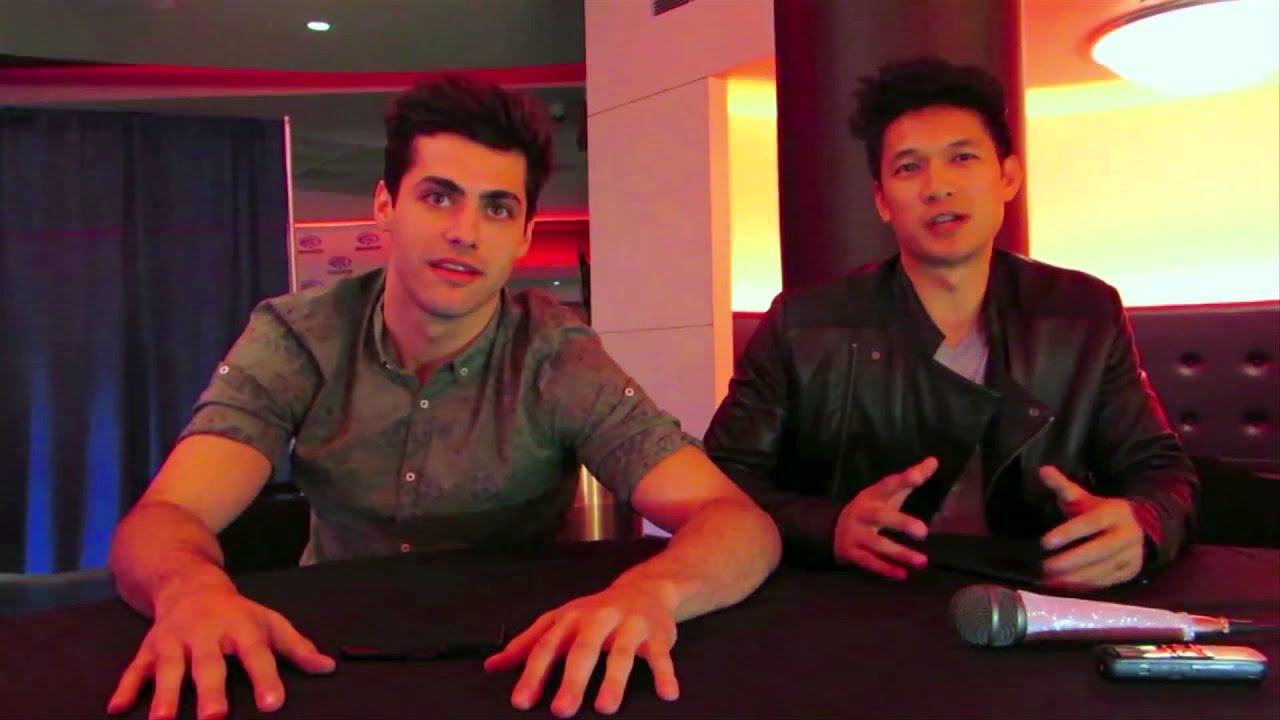 Wondercon 2016 Shadowhunters favorites Matthew Daddario & Harry Shum Jr