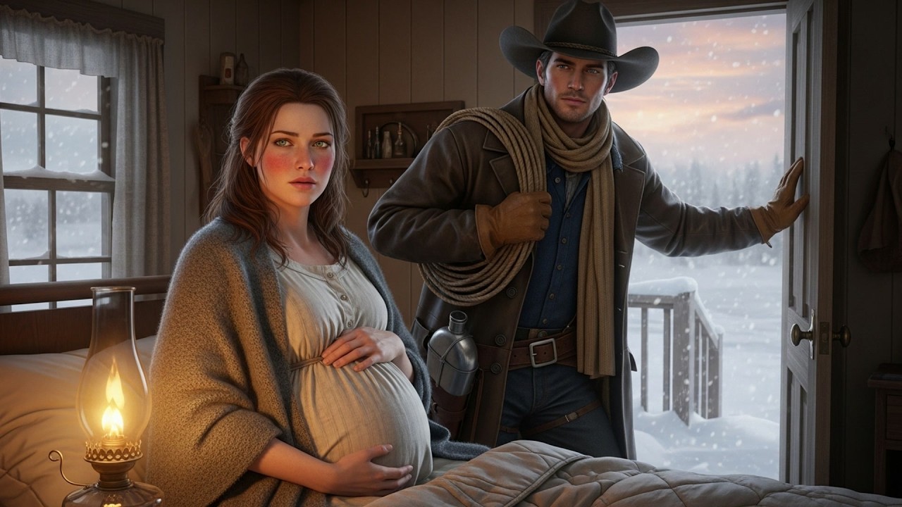 She Was Giving Birth Alone When The Blizzard Trapped Her, The Cowboy Dug Through Snow To Reach Her