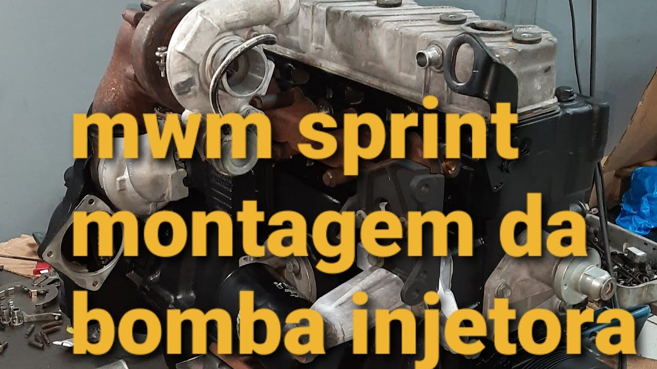 MWM SPRINT/Montagem da bomba injetora PARTE 1
