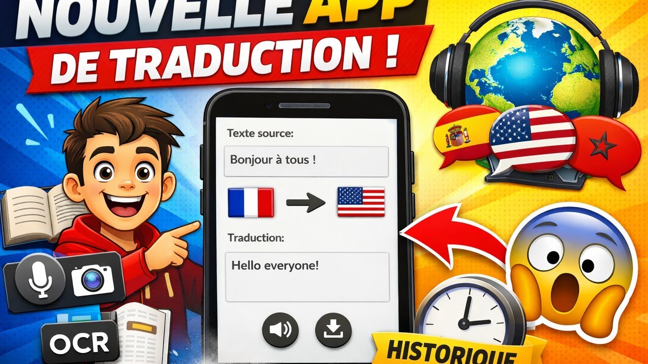 Mon traducteur intelligent : texte, voix, image, fichiers