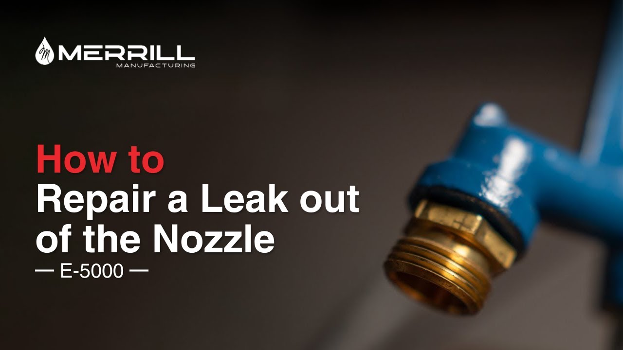 How to Repair a Leak Out of the Nozzle - E-5000 Yard Hydrant