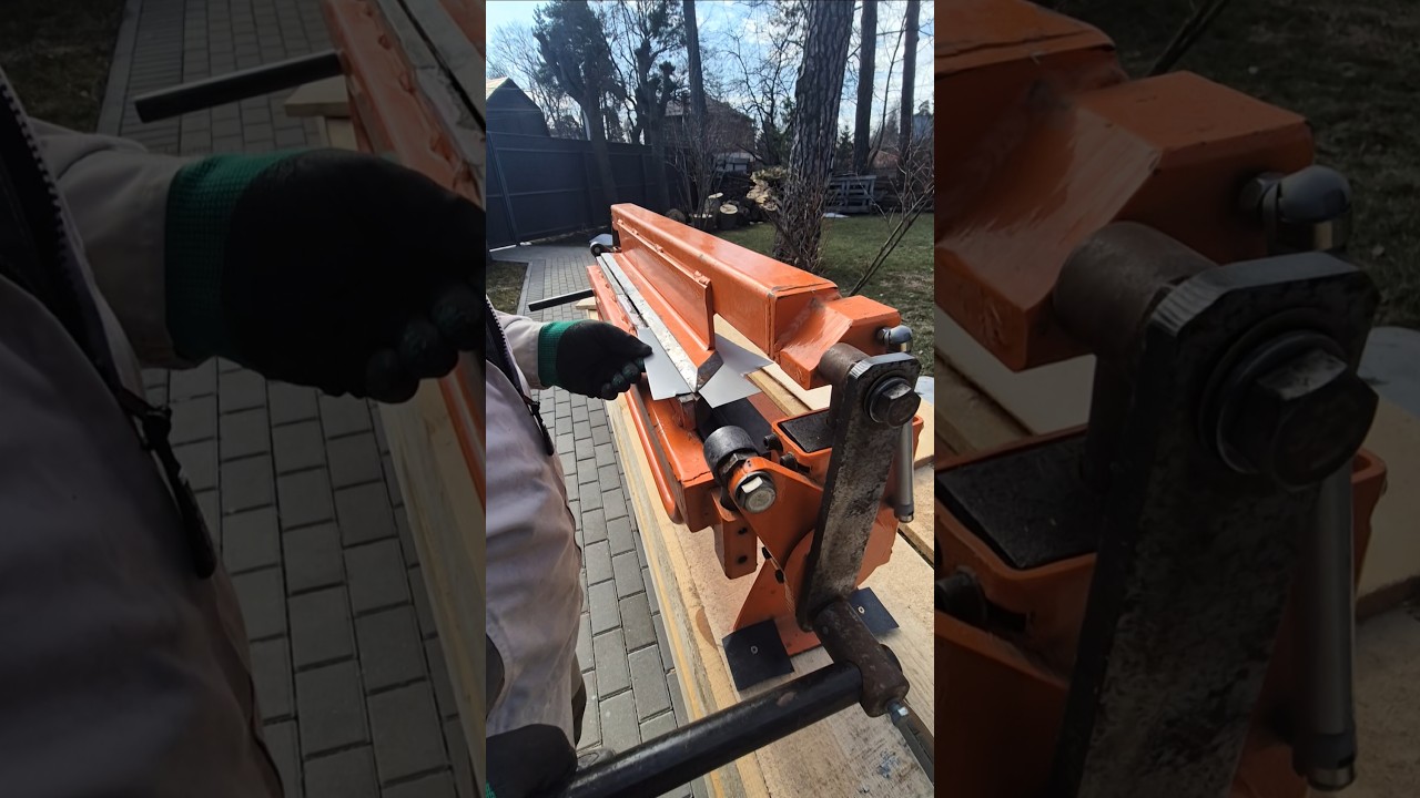 Делаем объёмную лобовую. Гибка металла.#дизайн #стройка #дом #работа #красота #кровля #ремонт