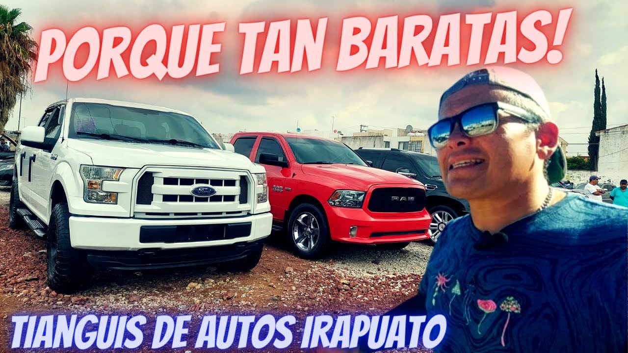 🚨 PORQUE TAN BARATAS ? ACA EN el Tianguis De Autos AMERICANOS IRAPUATO GTO.