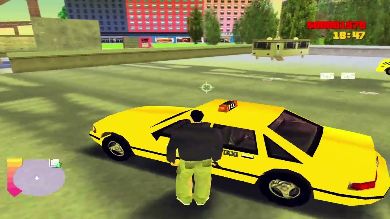GTA 3 Alpha Version Mod [PC] Gameplay 01 (Taxi Driver Missions)