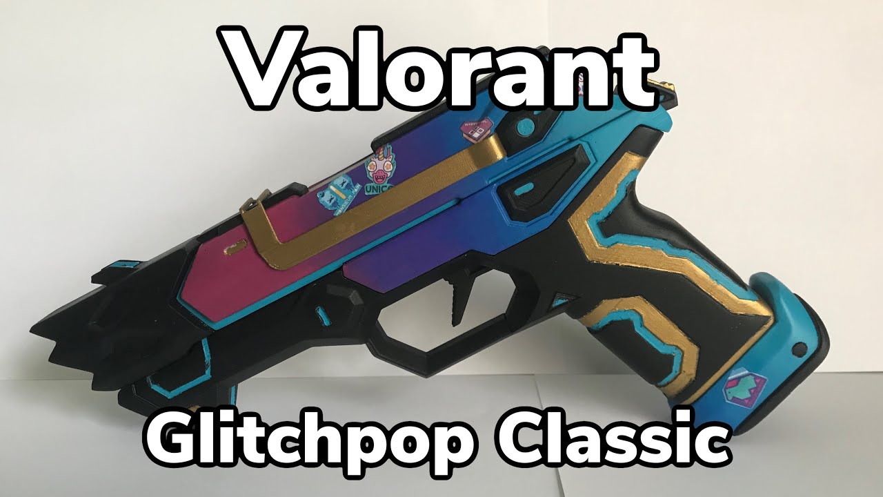 How I Made My Valorant Glitchpop Classic *3D PRINTED*
