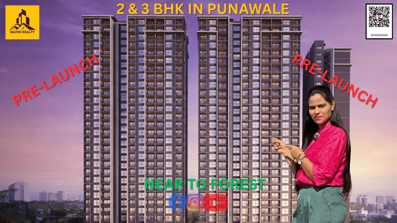 Pre-Launch 2 & 3 BHK Near Forest in Punawale I 9637120111/9637012111 I #mannirealty #realestate