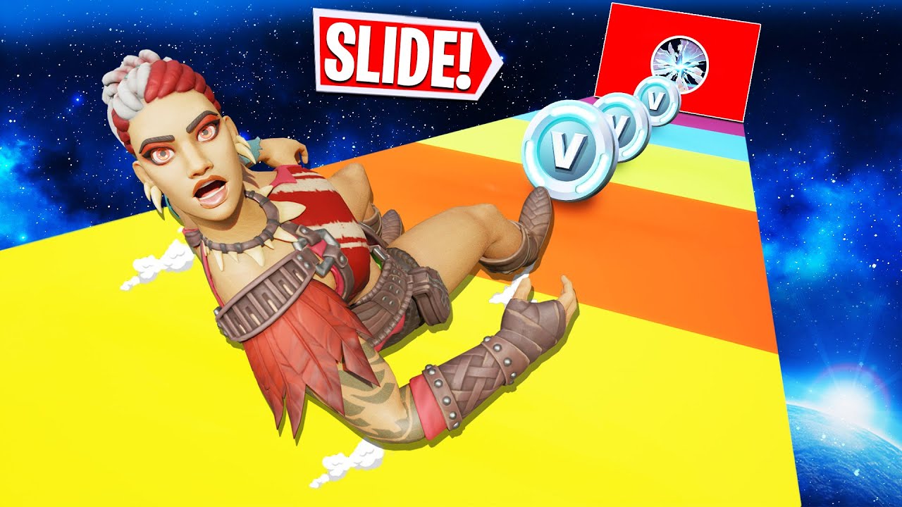 GANIX GEMACKT im Fortnite SLIDE DEATHRUN ( 192,12% lachflash ) mit @odumanpique