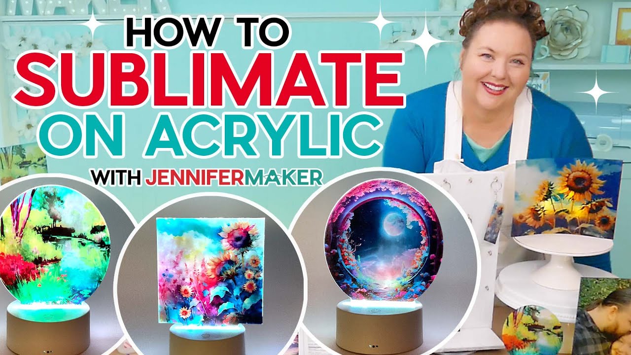 Sublimation on Acrylic: Keychains, Nightlights, & Photo Panels!