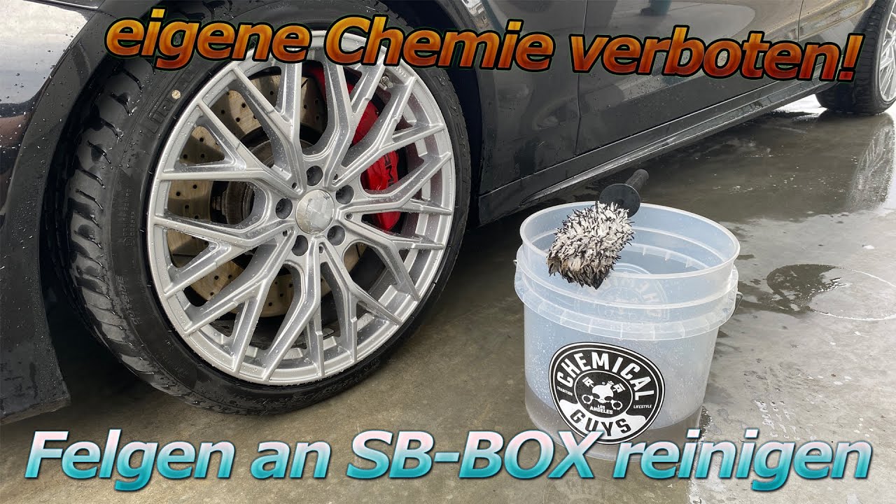 😔 Eigene Chemie VERBOTEN! Felgen reinigen an SB-BOX nur mit eigenen Werkzeugen - Tipps 🙏 🙂