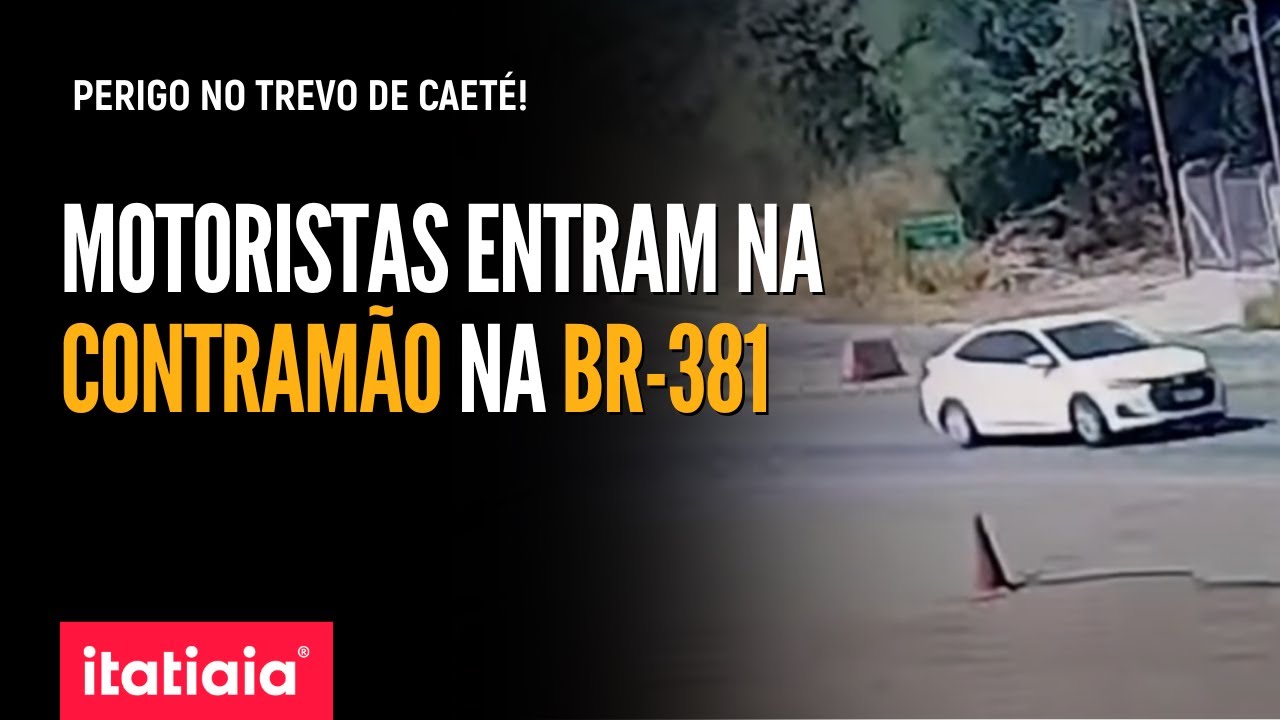 BR-381: FALHA NA SINALIZAÇÃO FAZ MOTORISTAS ENTRAREM NA CONTRAMÃO NO TREVO DE CAETÉ (MG)!
