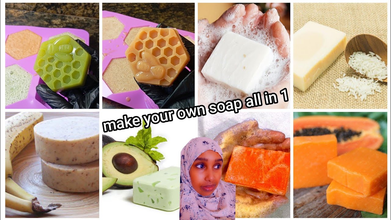 baro sameska sabunta,wadkaganacsan😱homemade soap add any fruit you like moisturising and whitening