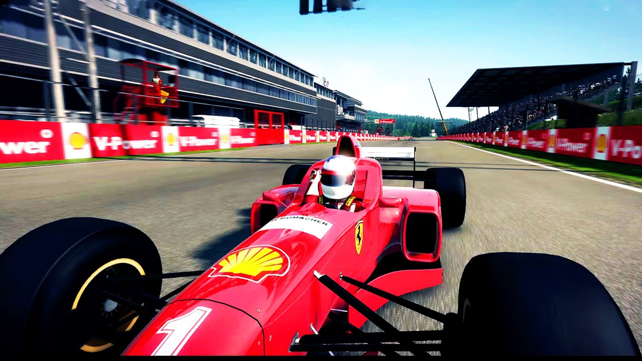 Michael Schumacher's comeback drive at Spa Francorchamps | F1 2013 Gameplay