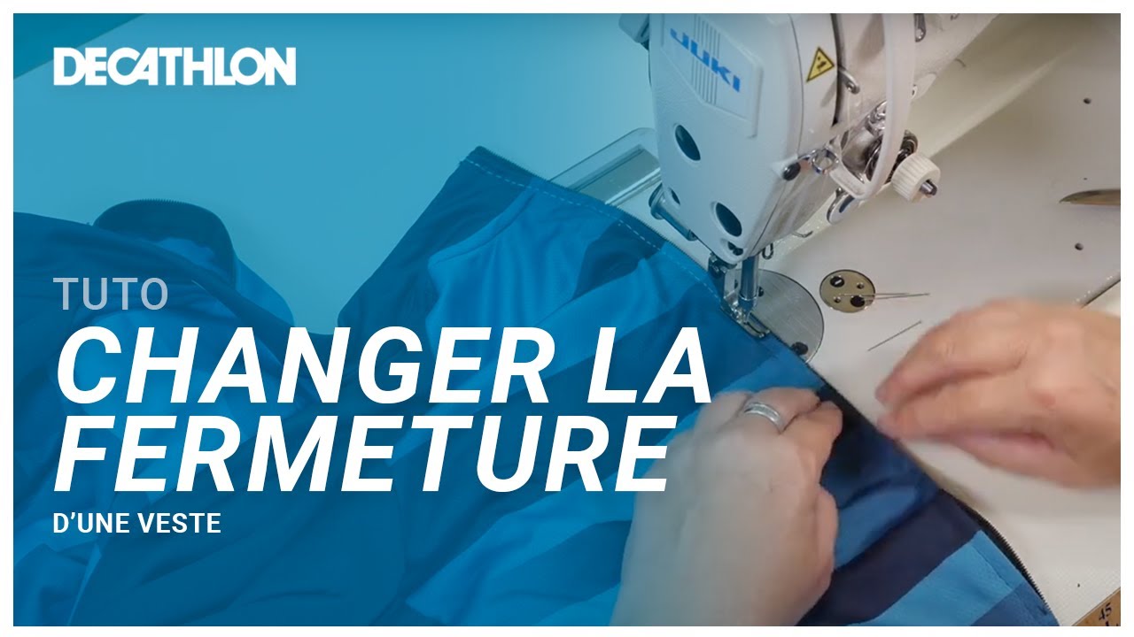 TUTO - Comment changer la fermeture éclair d'une veste ? 🧵 I Decathlon
