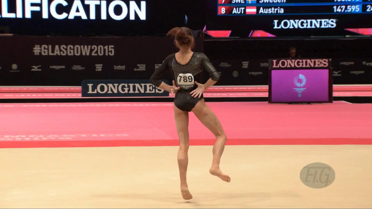 LOPEZ AROCHA Jessica Brizeida (VEN) - 2015 Artistic Worlds - Qualifications Floor Exercise