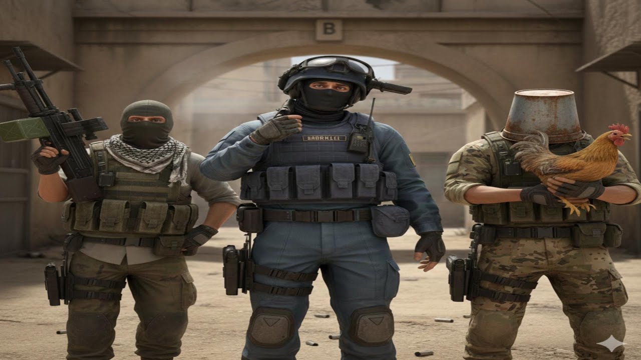 3 couillons sur CS !