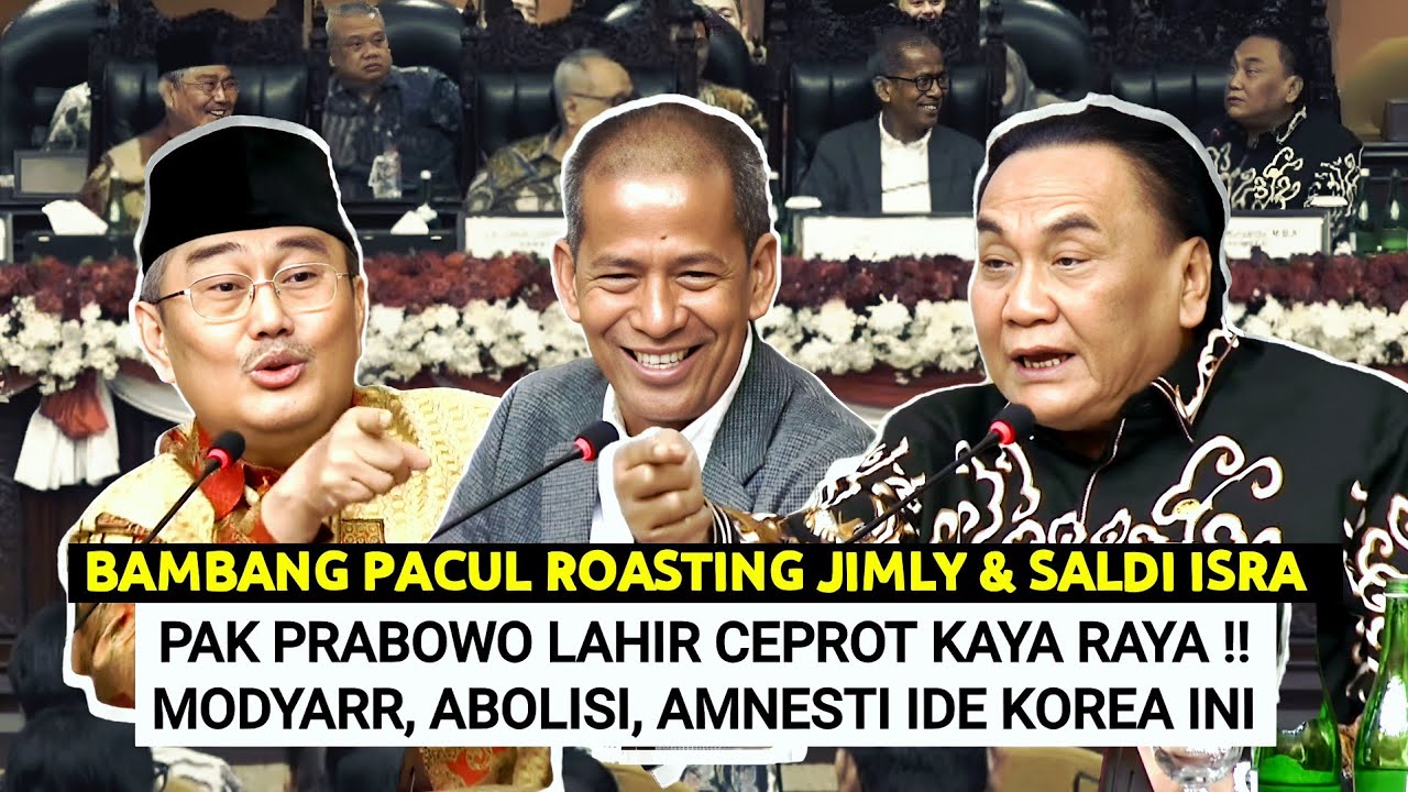 KOCAK Bambang Pacul Roasting Jimly Asshiddiqie & Saldi Isra di MPR : Korea Musuh Begini Ya Berat Bos